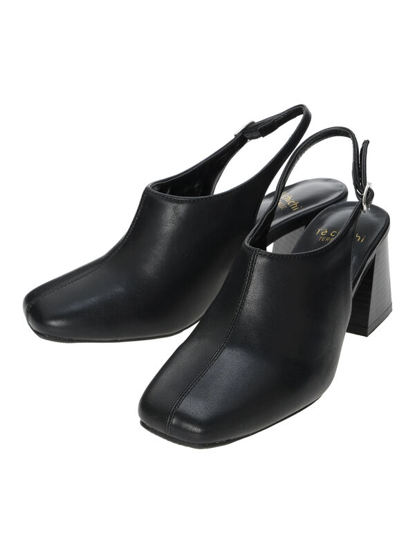 セール】 チャンキーヒールバックバンドミュール《2025spring catalog