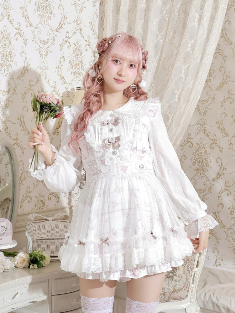 Sweet bunny セットアップ（セットアップ｜ピンク・サックス・黒