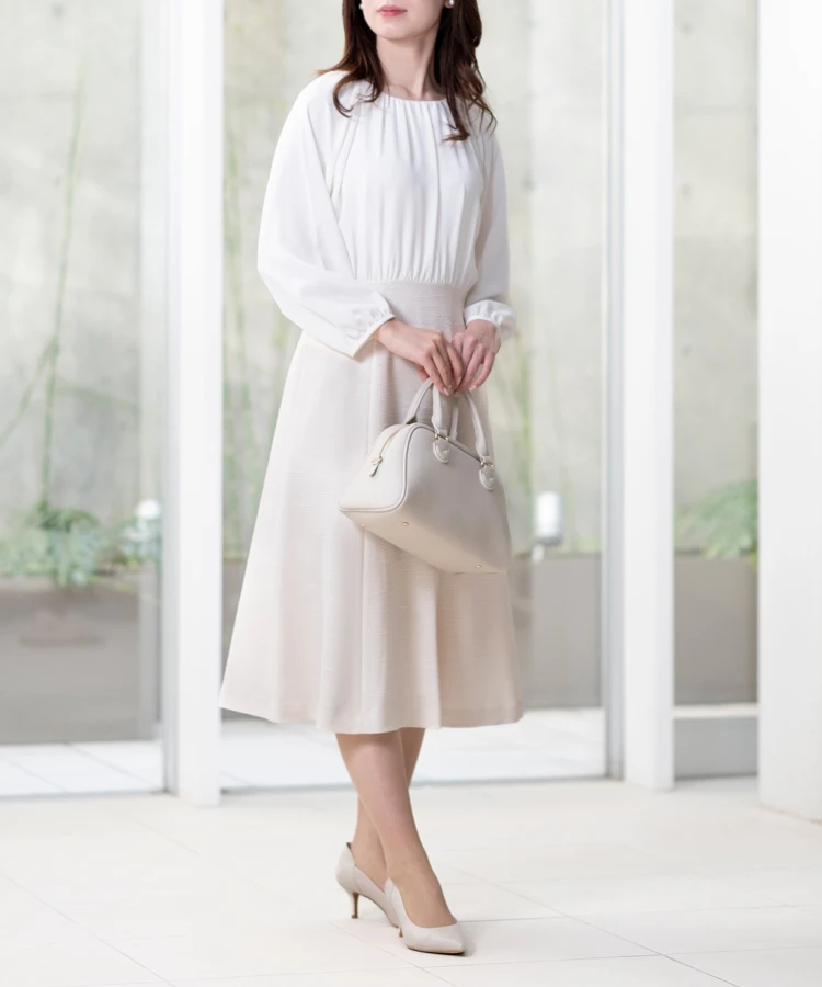 STRAWBERRY-FIELDS（ストロベリーフィールズ）｜ウエスト切替ツイード