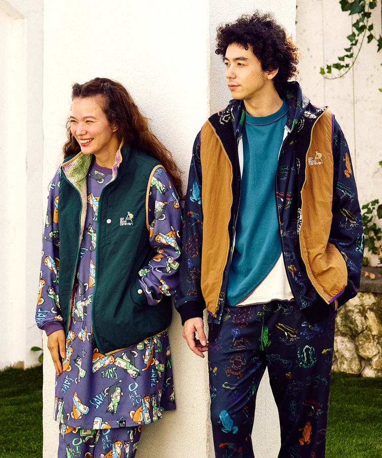 ボア×ナイロンリバーシブルベスト (MENS) ｜ファッション通販 SANKO