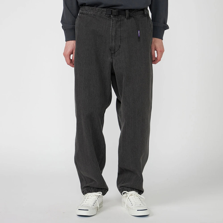 ザ・ノース・フェイス パープルレーベル]デニムワイドテーパード