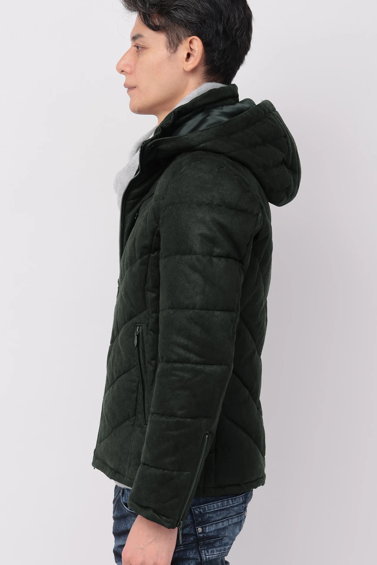 TORNADO MART∴T/Cスェードダウンブルゾン / TORNADO MART（トルネード