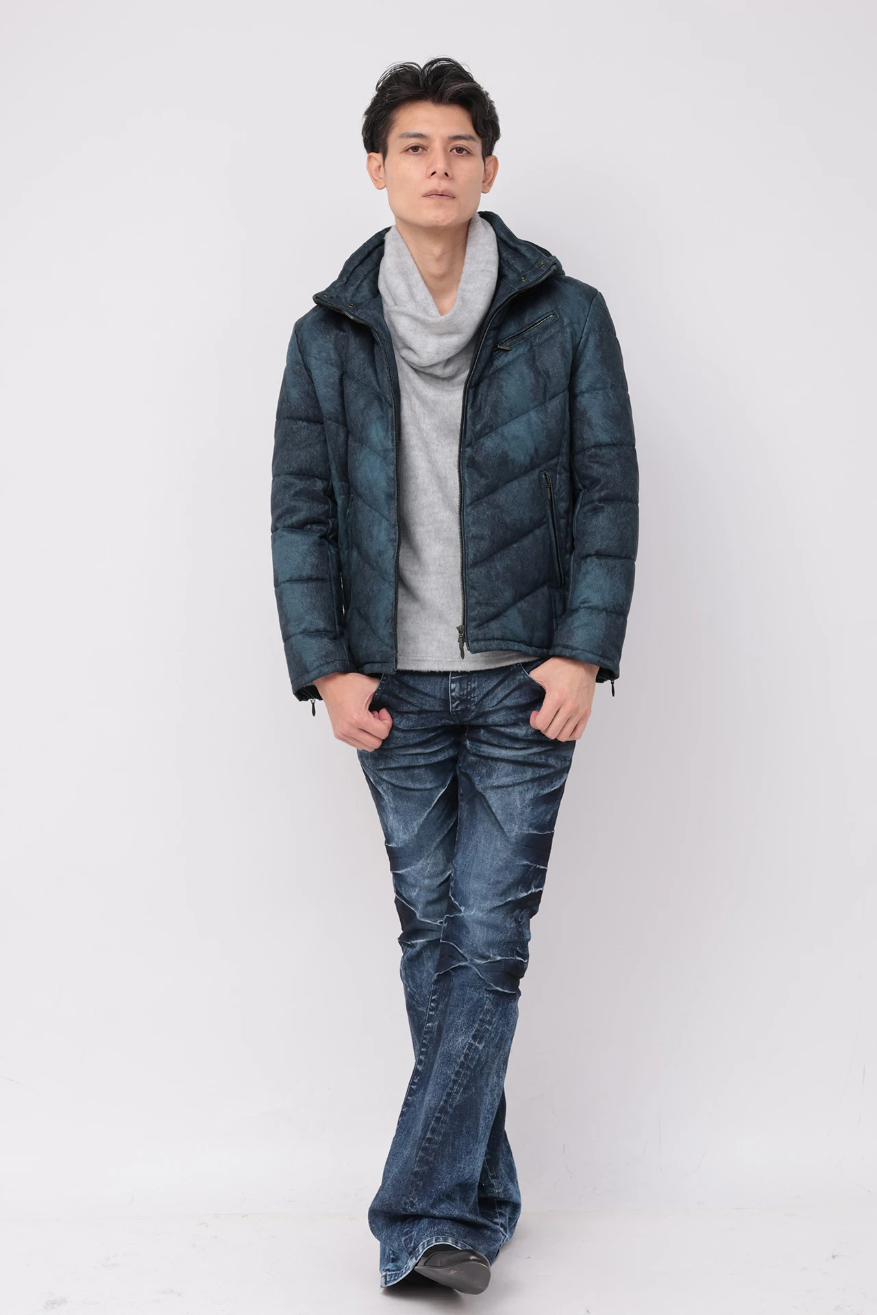 TORNADO MART∴T/Cスェードダウンブルゾン / TORNADO MART（トルネード