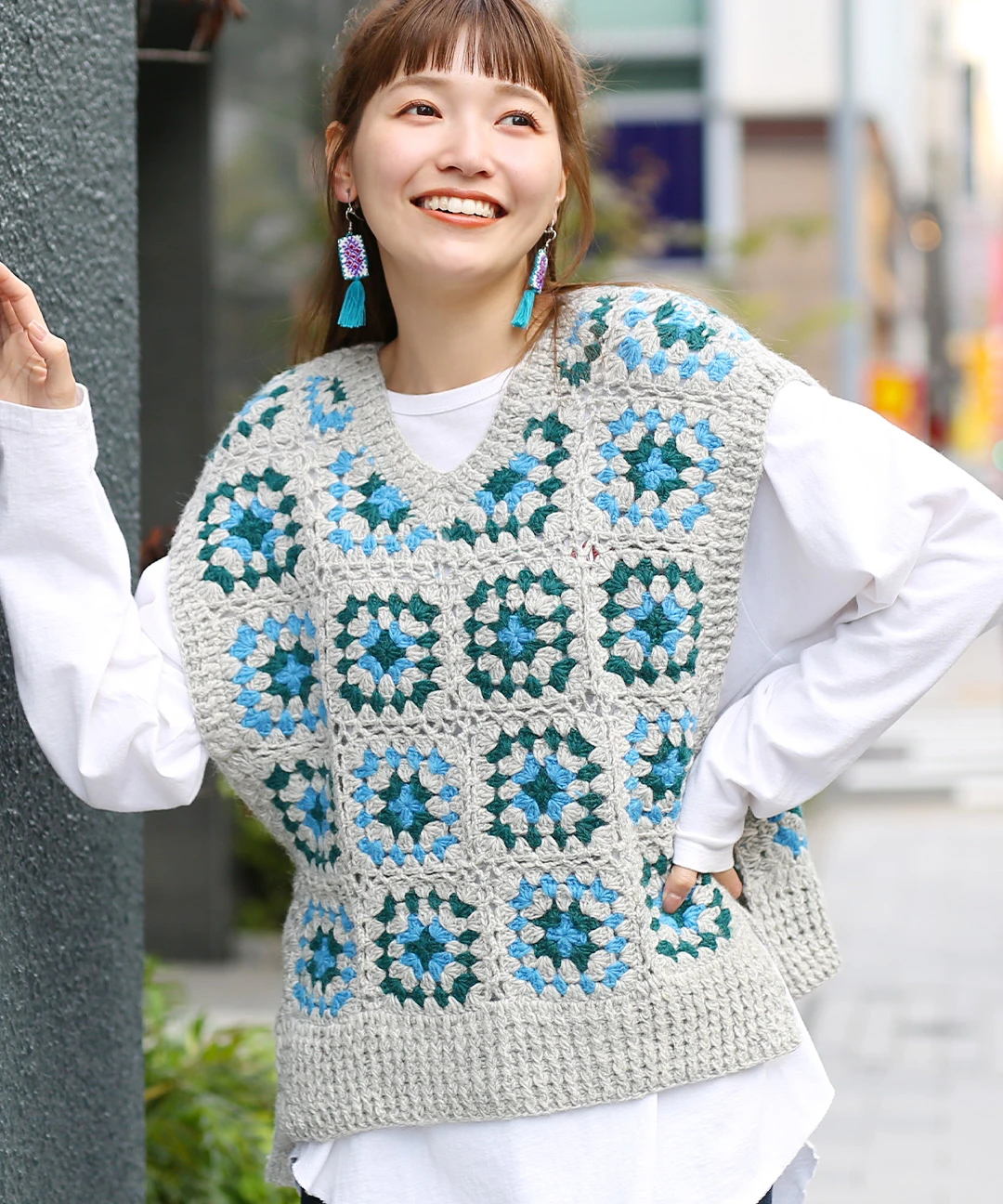 ハンドクロシェベスト【ポイント10％還元中】 / ニット・セーター