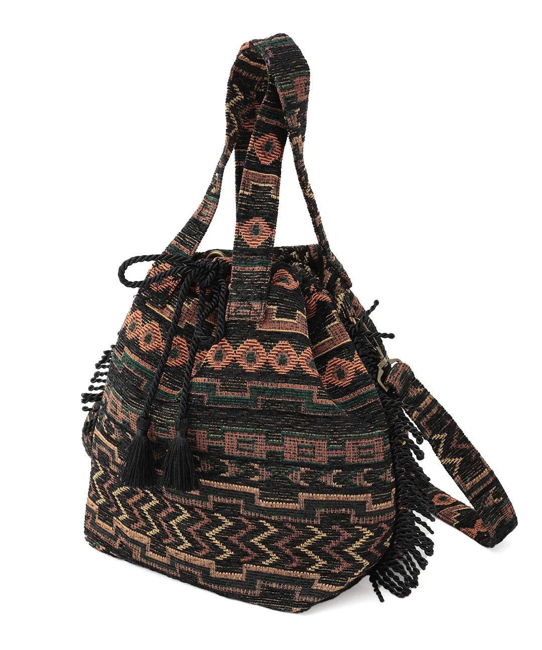 Rico ゴブラン巾着ショルダーバッグ / ショルダーバッグ・ボディバッグ