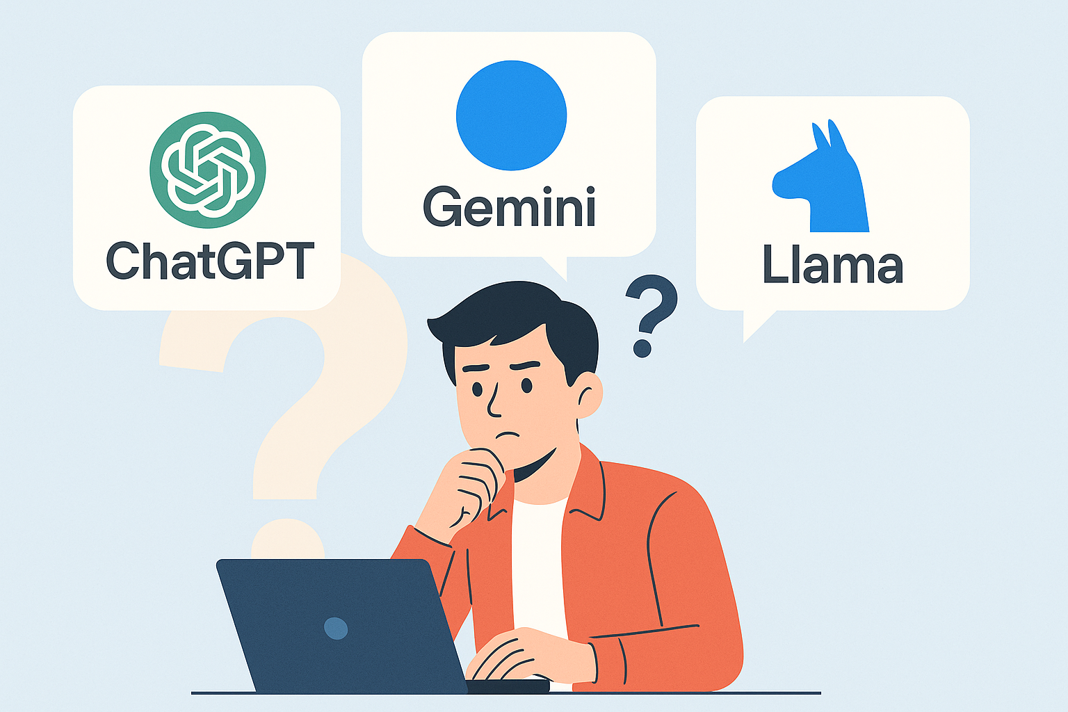 AI検証】ChatGPT・Gemini・Llama徹底比較！AIによって回答内容に違いが