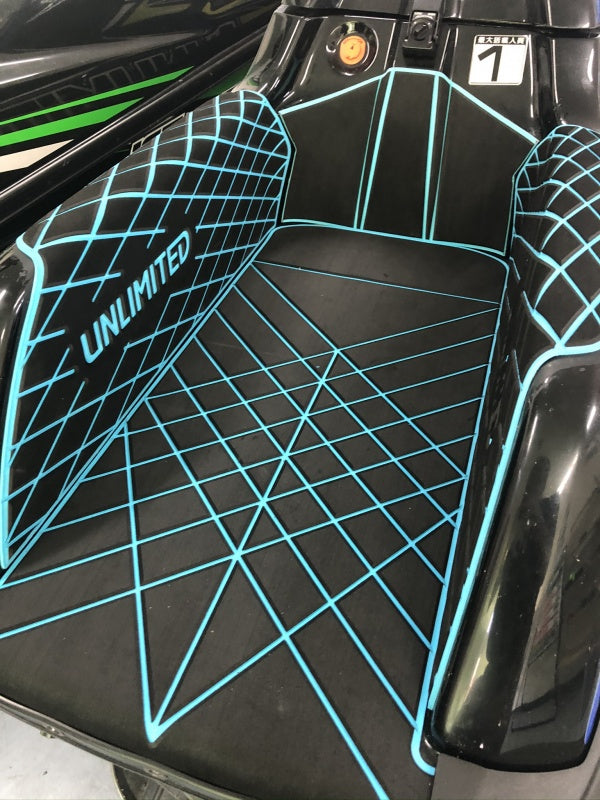 UNLIMITED デッキマット テープ付き NEW SX-R UL51003 Kawasaki 専用