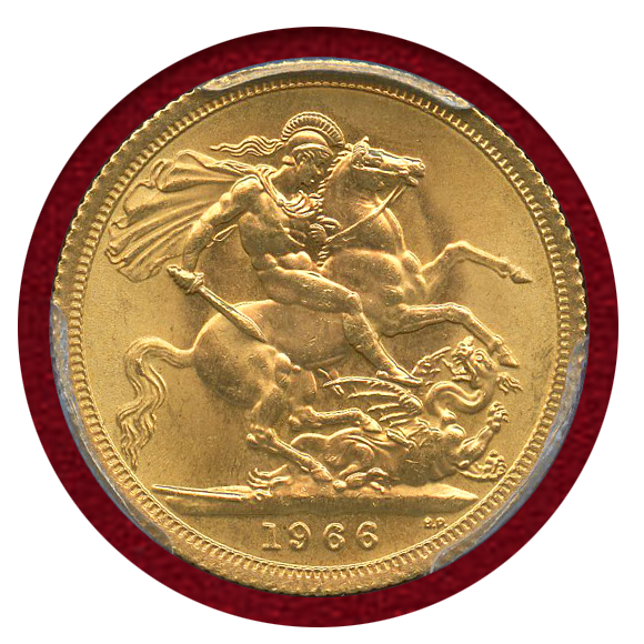 JCC | ジャパンコインキャビネット / イギリス 1966年 ソブリン 金貨