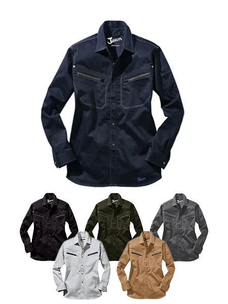 Jawin】 52504 ストレッチ長袖シャツ [秋冬]※SLIM FIT※通販ページ