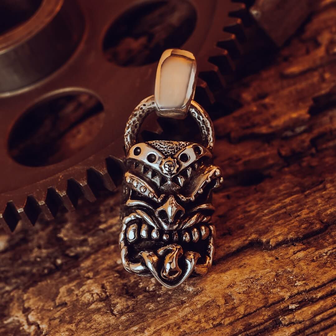 スターリンギア 2025年 スプリング式キーチェーン w/ダマスカス