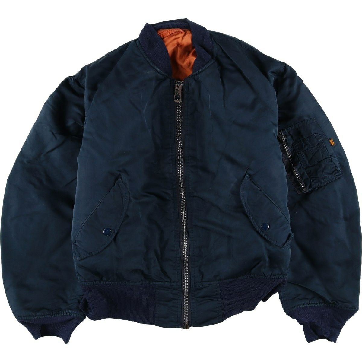 古着 90年代 民間品 アルファ ALPHA MA-1タイプ 中綿入り ミリタリー