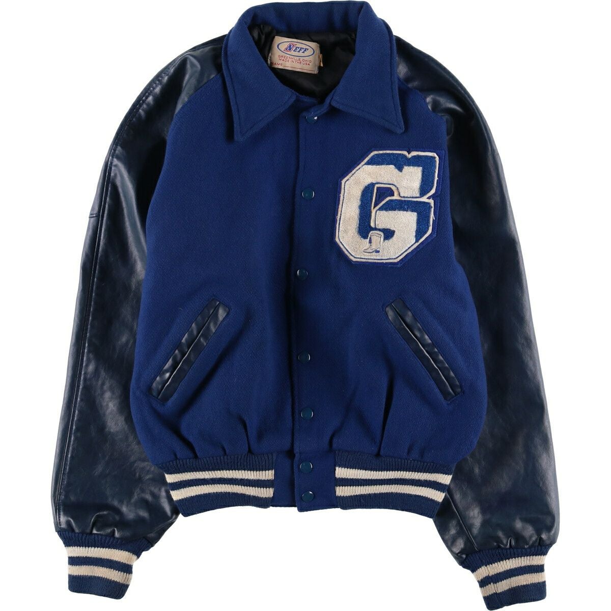 古着 80～90年代 TM ATHLETICS ウールスタジャン アワードジャケット