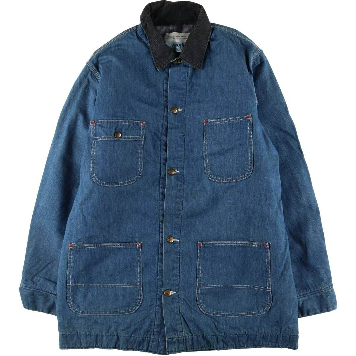 古着 70年代 シアーズ Sears WORK LEISURE デニムカバーオール USA製