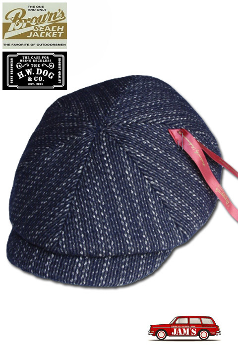 Browns BEACH」× 「THE H.W DOG&CO」 CASQUET HUNTING CAP ブラウンズ