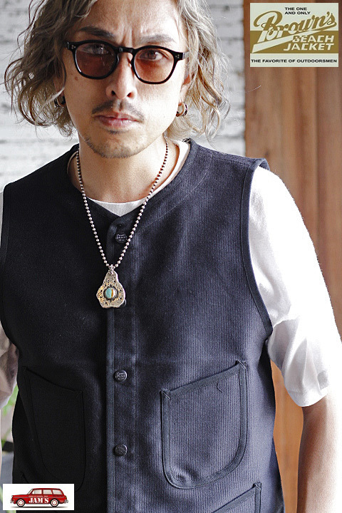 Browns BEACH」 BBJ SPRING VEST ブラウンズビーチ スプリングベスト