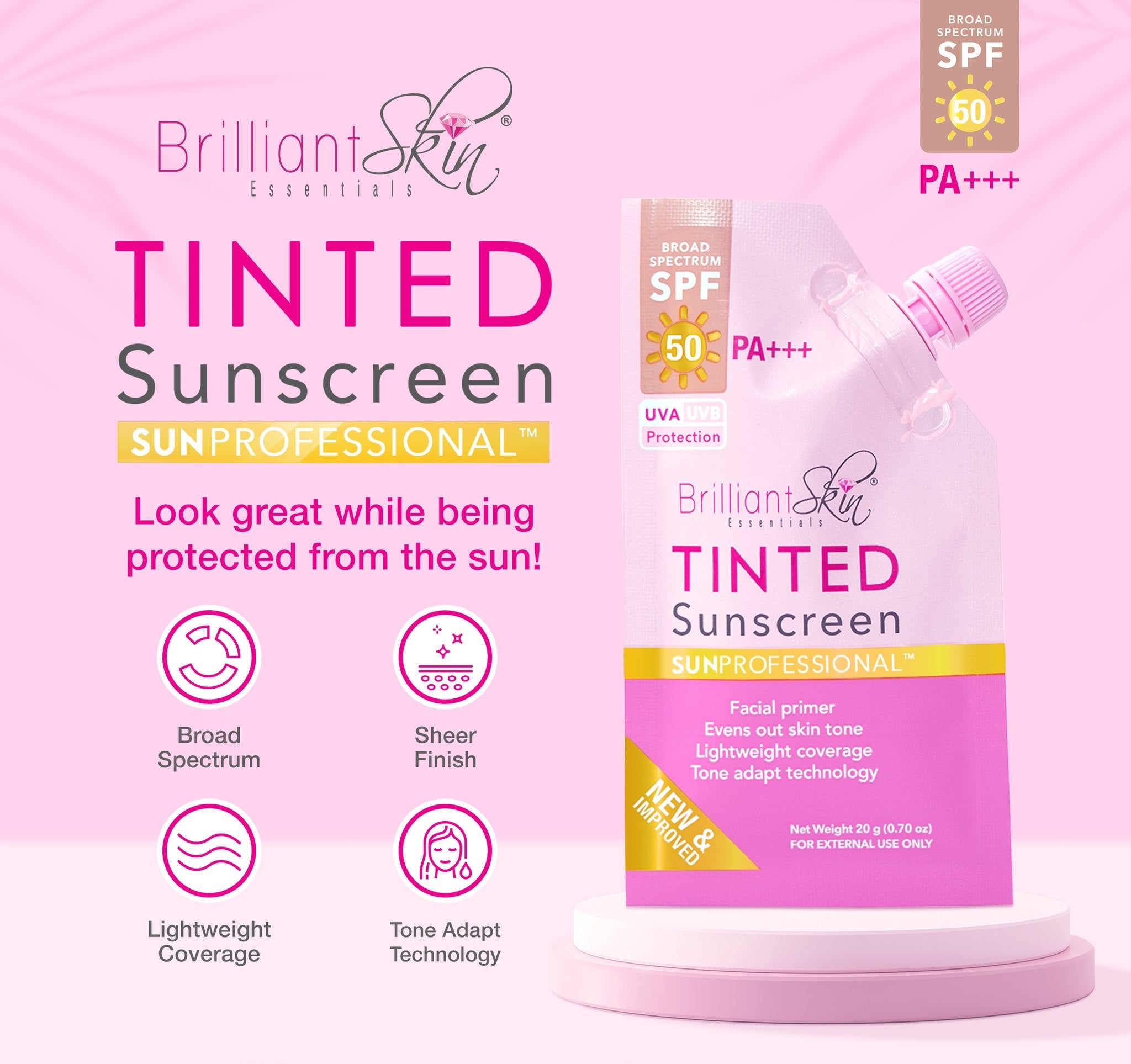 Brilliant Skin Essentials Tinted Sunscreen SPF50 – Jane's Skin