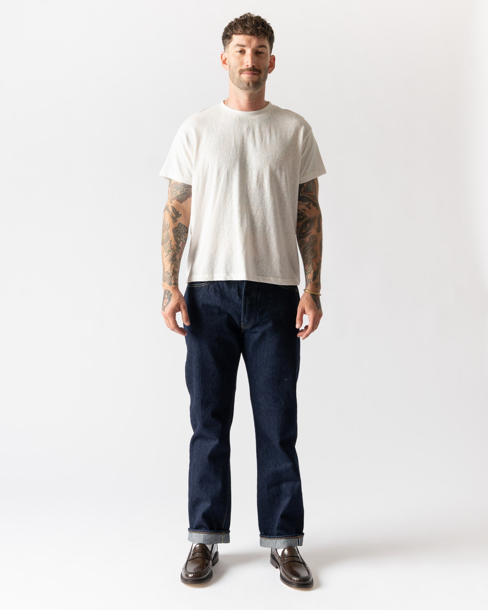 orSlow 105 Standard Selvedge Denim in One Wash Curated at Jake and