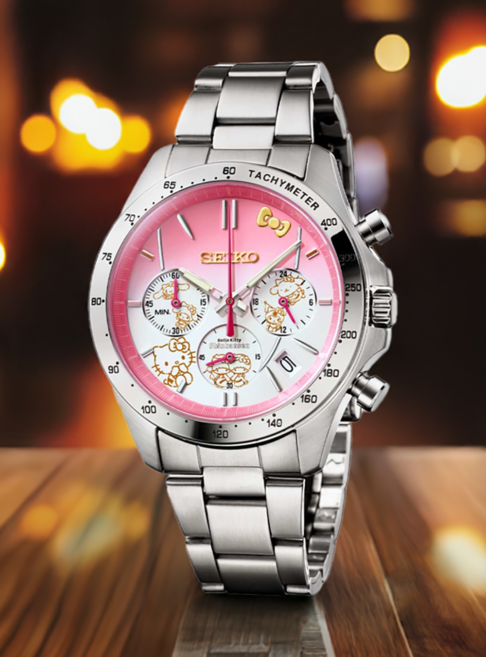 SEIKO HELLO KITTY SHINKANSEN WATCH HELLO KITTY 50TH ANNIVERSARY