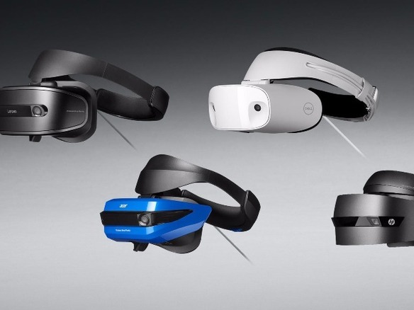 販売開始の「Windows Mixed Reality」ヘッドセット、6機種の特徴を紹介