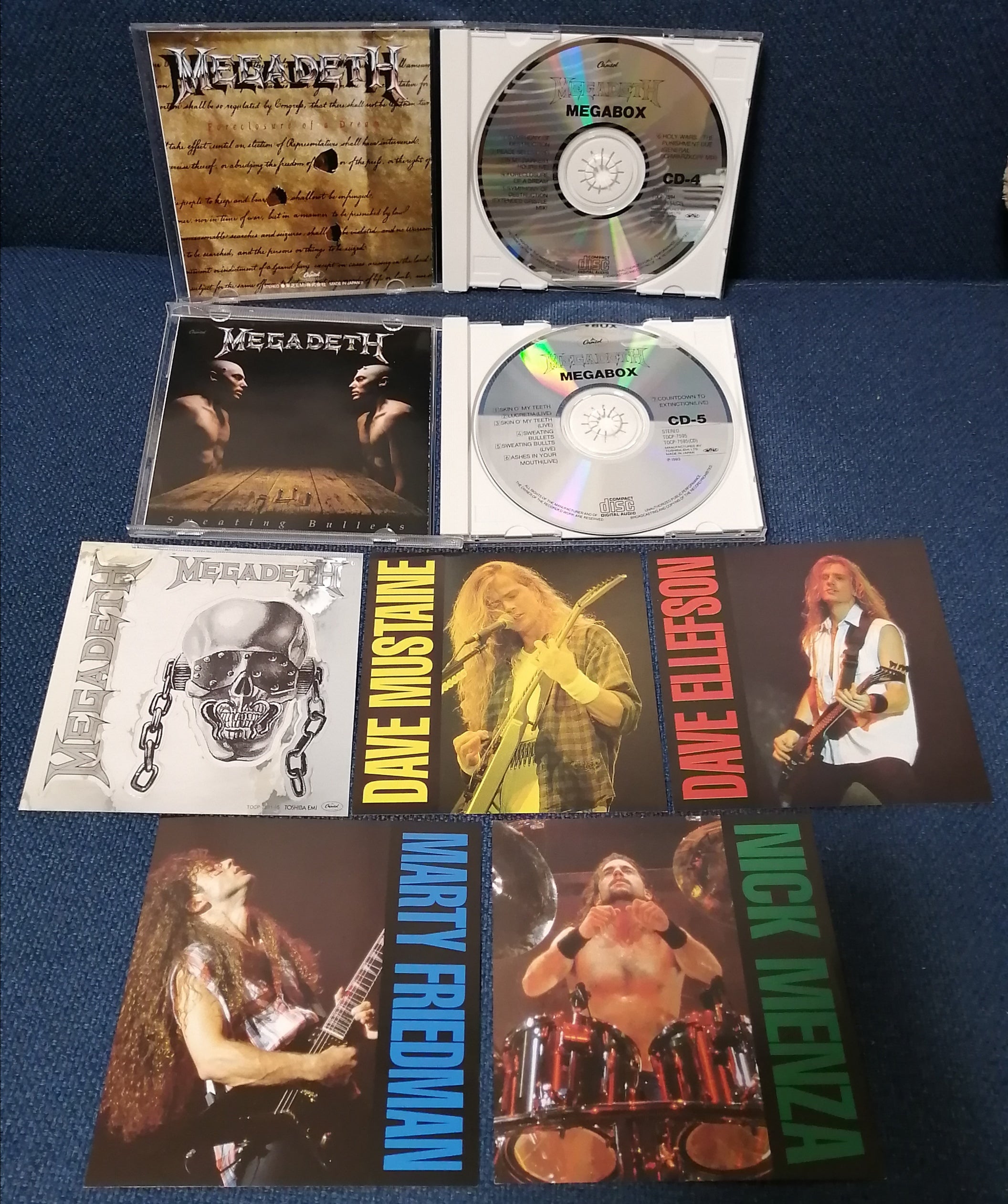 Megadeth - Megabox Single Collection Box Set 5CD – Ongaku Express