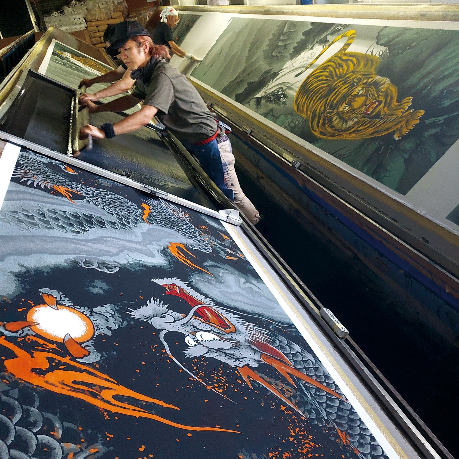 鯉のぼり | 卓上飾り | 献上手染友禅之鯉 京錦 | 徳永こいのぼり