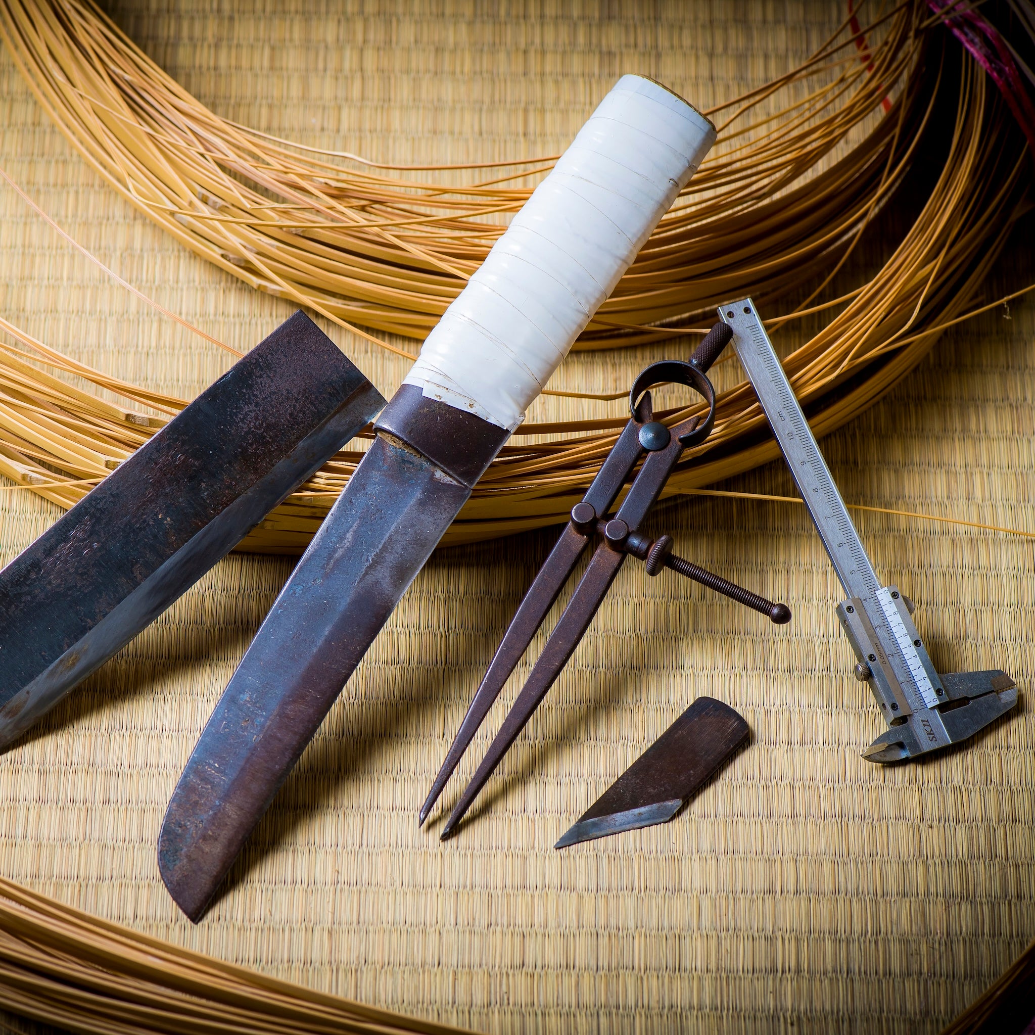 別府竹細工 竹かご | 花六ツ目鉄鉢 | ミニ | 山下工芸