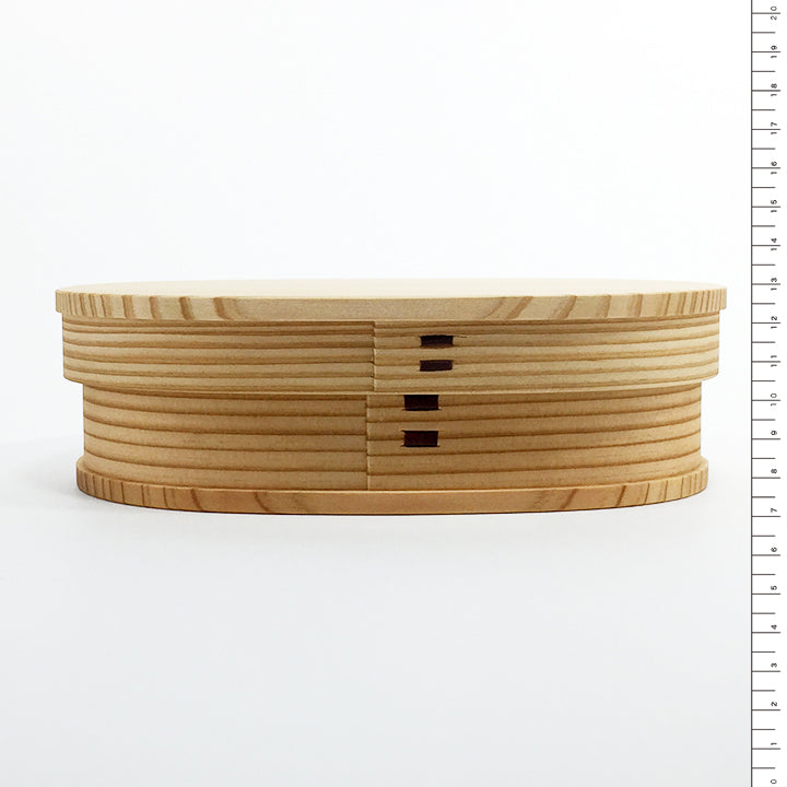 大館曲げわっぱ 弁当箱 | 秋田杉 | 小判 (小) | 大館工芸社