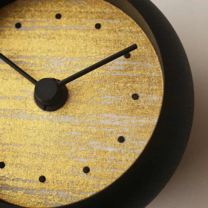 置時計 | 摺箔 | 金 | 選べる木枠3種 | シーブレーン