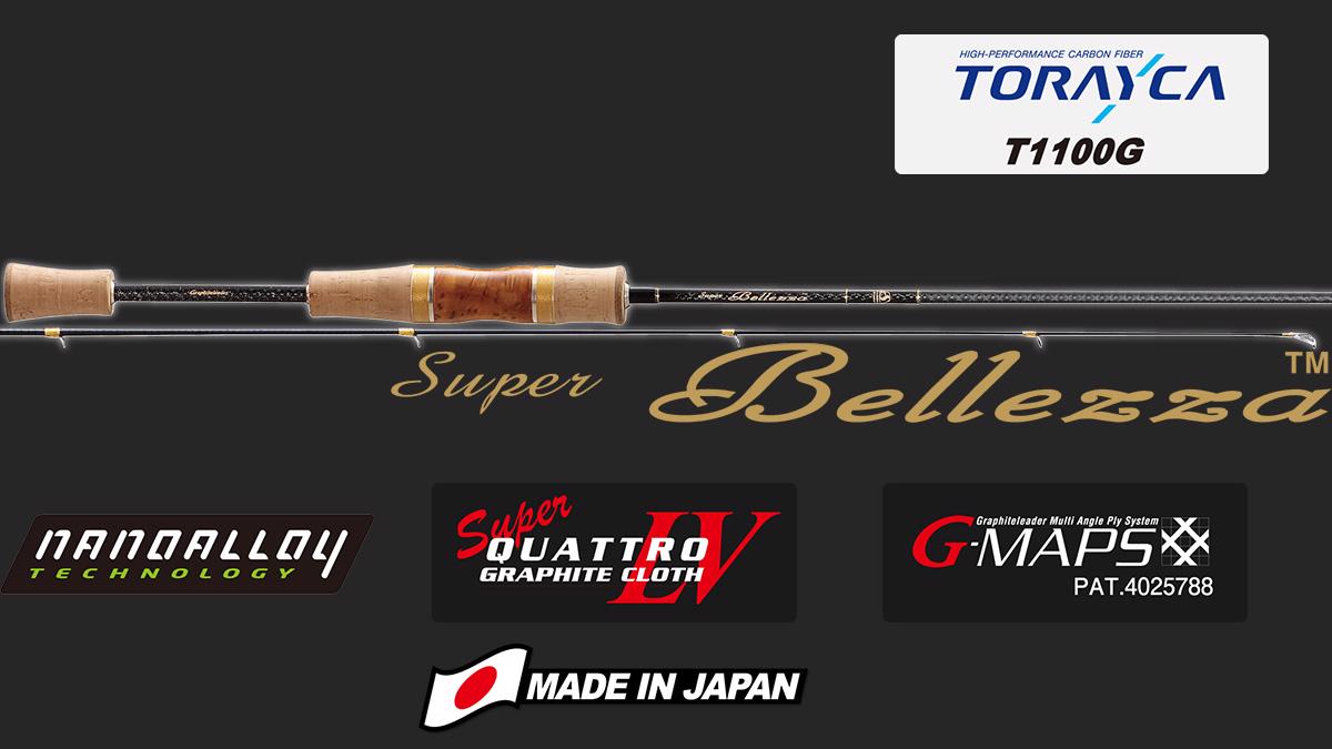 SUPER BELLEZZA 18 GSBS-672L FAST 2.01m 0.6-7gr Light | Japan Fishing