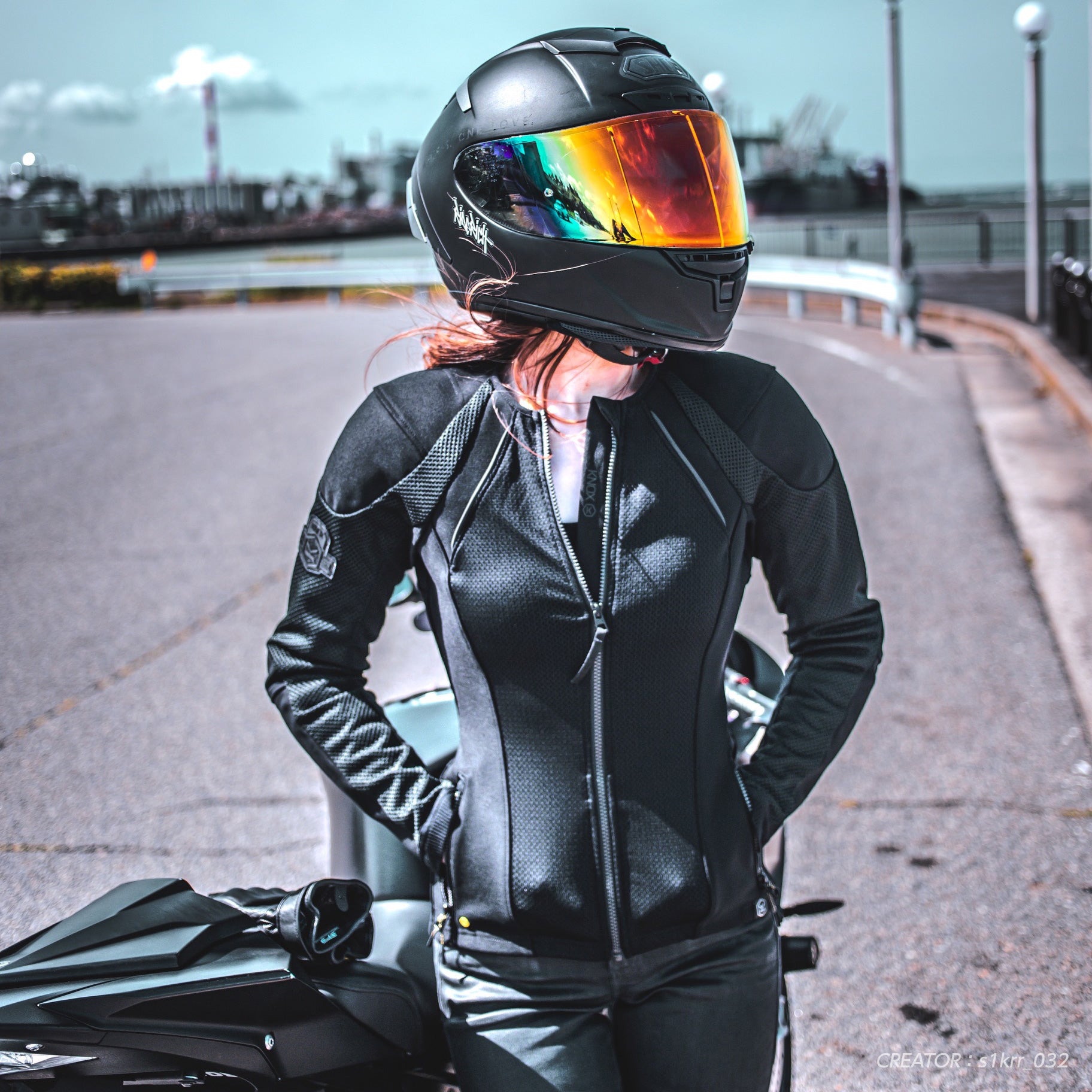 試着無料】バイク インナープロテクター メッシュジャケット 春夏用