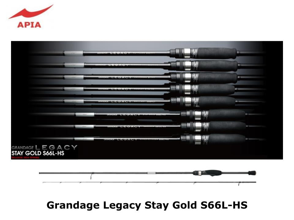 Apia Grandage Legacy Stay Gold S66L-HS – JDM TACKLE HEAVEN