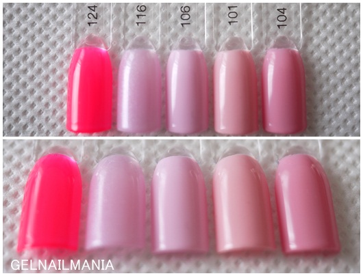 シャイニー×サクラクレパスコラボカラージェル② 色見本 - ジェル