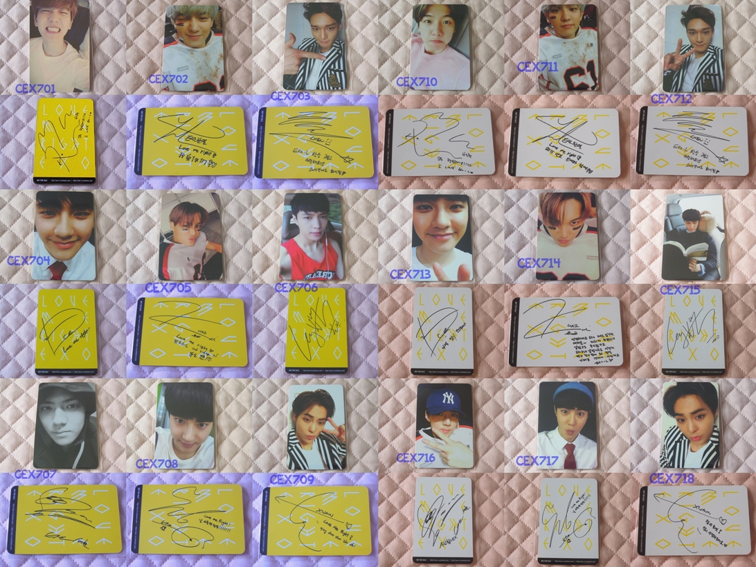 EXO LOVE ME RIGHT PHOTOCARD – – Jiyongi Ace Kshop –