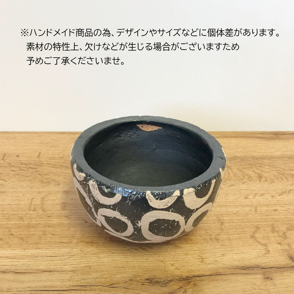 宝石のような観葉植物のお店 【Jewelry Plant】 陶器鉢 4号 デザイン