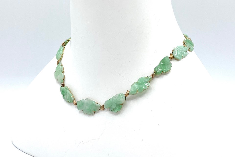 Jade K14翡翠ネックレス(No.126738) – JEX宝石ギャラリーオンライン