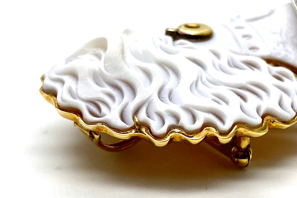 PATRIZIA PARLATI 【パトリシア パルラーティ—】K18WG/YGシェルカメオ