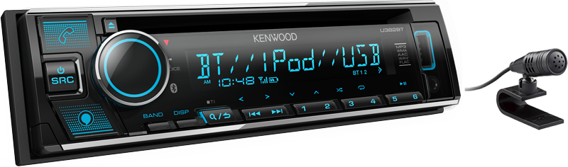 1DIN CD/USB/iPod/Bluetoothレシーバー U382BT Amazon Alexa搭載 | JVC