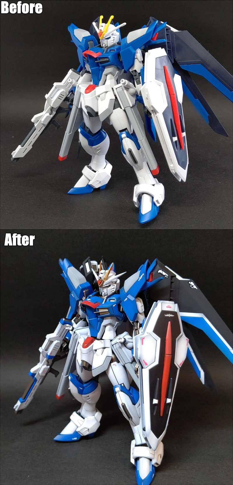 HGライジングフリーダムガンダム全塗装