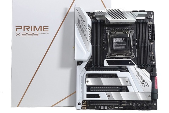 ASUS PRIME X299 Edition 30」をレビュー。フラッグシップ級16フェーズ