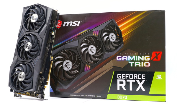 MSI GeForce RTX 3070 GAMING X TRIO」をレビュー | 自作とゲームと
