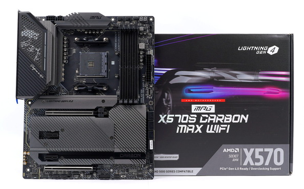 MSI MPG X570S CARBON MAX WIFI」をレビュー。シックなデザインの高