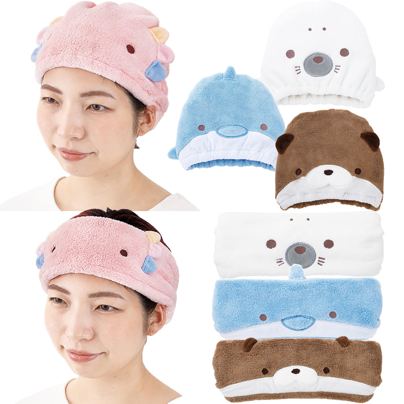 雑貨卸、雑貨仕入れ（【LIV HEART】アニマルきゅうそくタオル ヘア