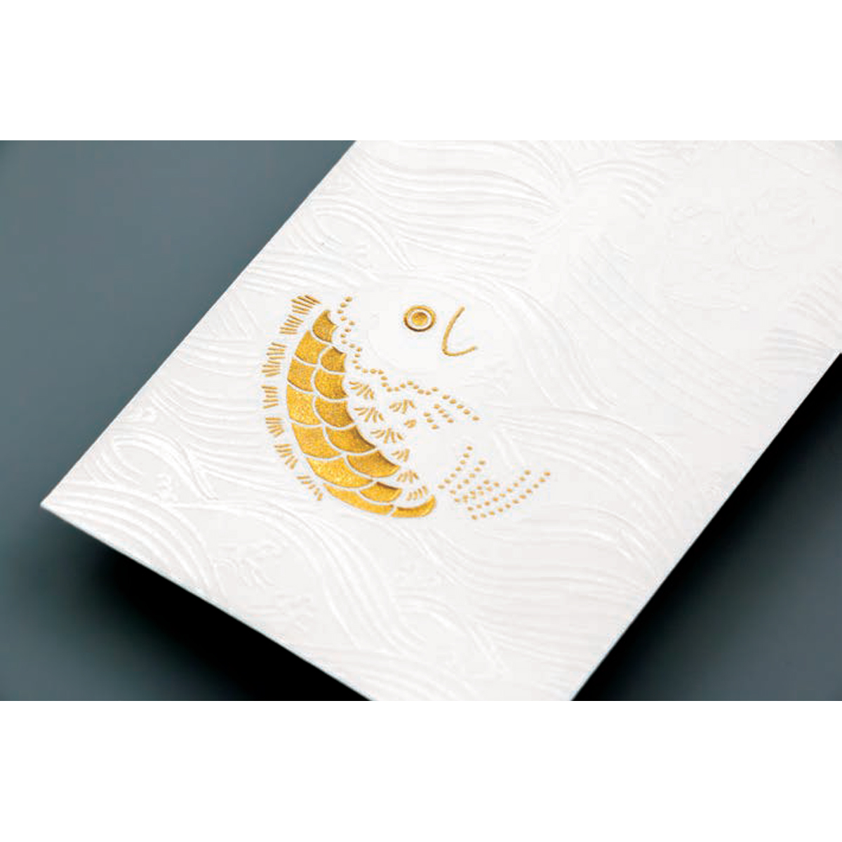 雑貨卸、雑貨仕入れ（【ROKKAKU】全面箔押し加工 ぽち袋 吉祥浪漫 鯛