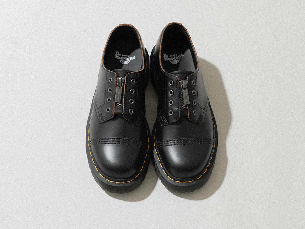 マーチンブーツ新作! 洗練された雰囲気のフロントジップが登場