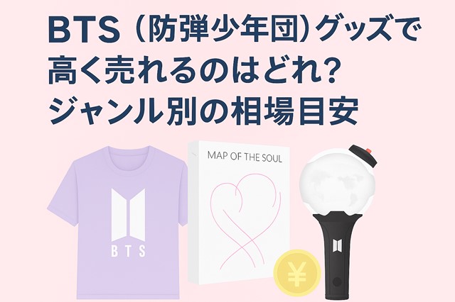 2026年2月最新】 BTSグッズ買取おすすめランキングTOP5｜高額査定