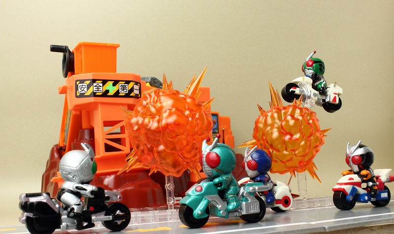 ポケットヒーローシリーズ ライダーマシーン5 PART3 | 城西ドンガルドンW