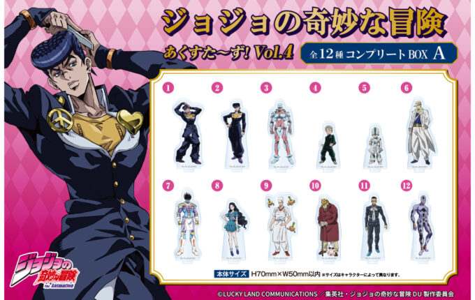ジョジョの奇妙な冒険 あくすた～ず！ 第4弾コンプリートBOX | GOODS