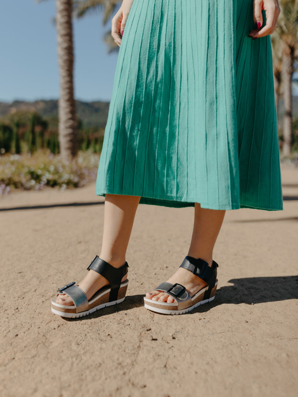 Quinn 02 | Women's Adjustable Leather Wedge | JOSEF SEIBEL