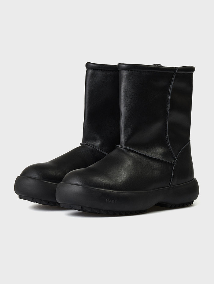 Square Toe Black Chelsea Zipper Boots | MARO | JOSEPHT.CA