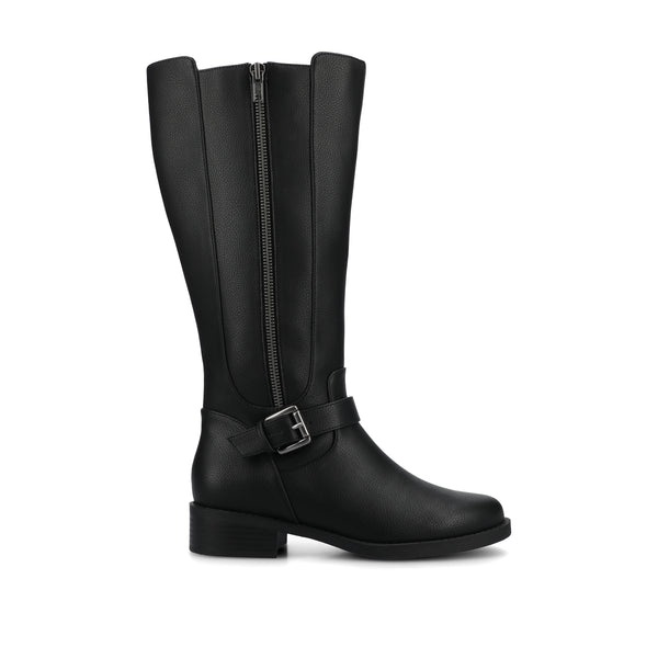 YASMINA KNEE HIGH BOOTS - Black